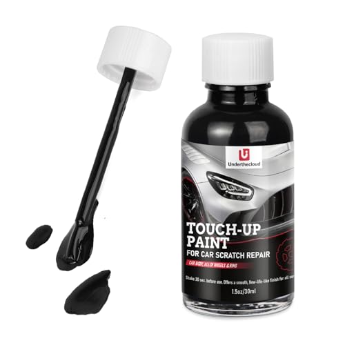 Black Touch Up Paint for Cars, Color Accurate Car Touch Up Paint, Professional Automotive Scratch Repair, Lasting Auto Scratch Remover, Quick Dry Easy to Use 1.5oz