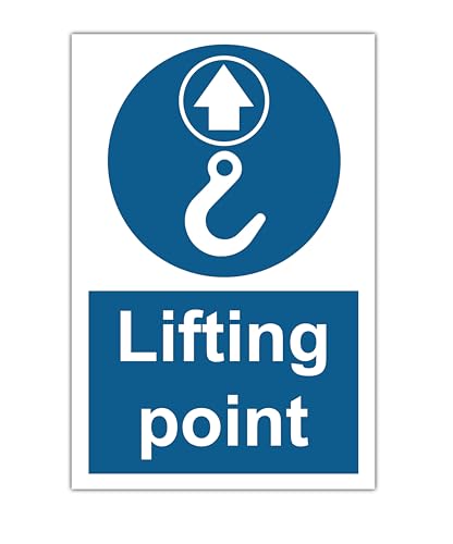 Lifting Point Stickers x2 - Peel and Stick Safety Sign Decal