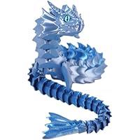 Stibtmr Dragón articulado Impreso en 3D,Juguetes articulados de