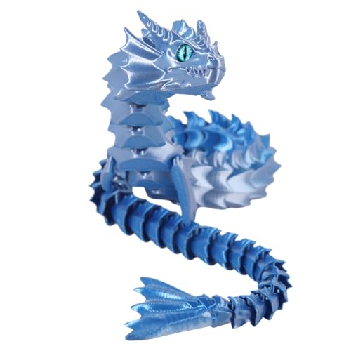 Stibtmr Dragón articulado Impreso en 3D,Juguetes articulados de dragón Fidget - Dragón articulado Impreso en 3D | Dragón articulado Flexible Impreso en 3D para niños, niñas, niños, Amigos, Familia