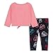 Hurley Graphic T-Shirt and Leggings 2-Piece Outfit Set