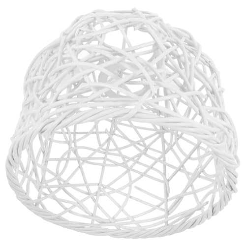 Lampe suspendue wicker en rotin marron pour une chambre chaleureuse