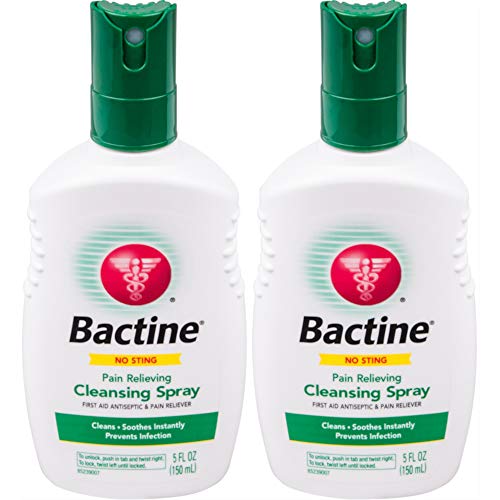 Bactine Max Pain Relieving Cleansing Spray, 2 Pack