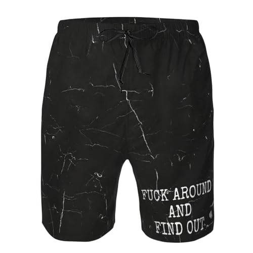 Fuck-Around-Find-Out-Gifts for Womens Mens Shorts Cargo Shorts for Men Hiking Fishing Breathable Quick Dry Regular