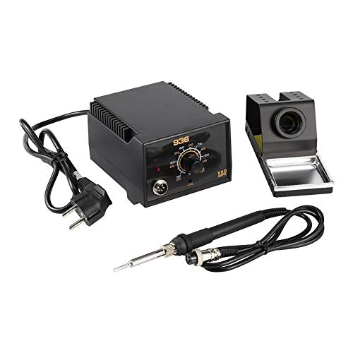 Digital Soldering Station, 936 Solder Station Welding Iron Kit 60W Digital Display Temperature Control Adjustable Powerful Wind High Efficiency For Qfp Plcc Sop Bga #TOP3