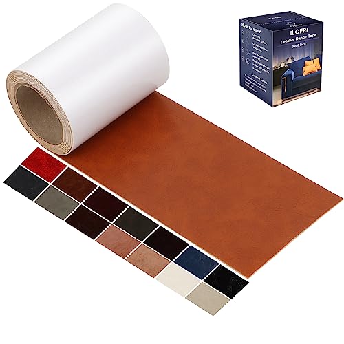 ILOFRI 3x60 Inch Smooth Leather Repair Patch Tape for Car