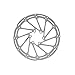 SRAM Centerline Rounded Rotor Silver, 200mm