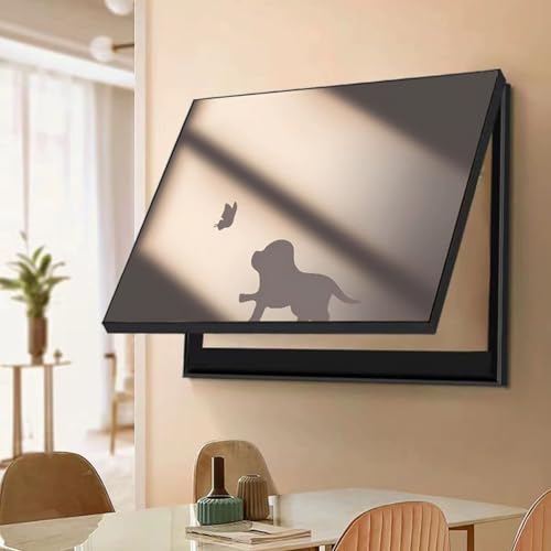 Panneau électrique décoratif H 60x40 cm - Tableau moderne avec disjoncteur dissimulé pour salon