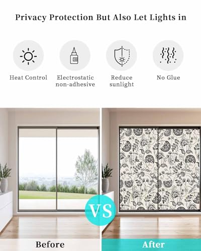 Vinilo Decorativo Negro para Ventanas 19.6x39.3 pulgadas miniatura 4