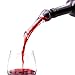 Nurkeen Wine Aerator, Delicate Aerator Wine Tasted Delicious, Wine Aerator for Wine Bottle Pourer, Premium Wine Air Aerator (Stainless Steel/Clear), Non-Missable Wine Areators - Gift Box Included
