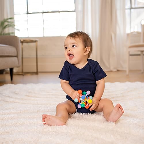 Image of Manhattan Toy Atom Colorpop Rattle & Teether Grasping Activity Baby Toy
