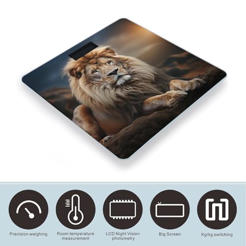 Báscula Digital de Baño Creative Animals Lion 400lb miniatura 3