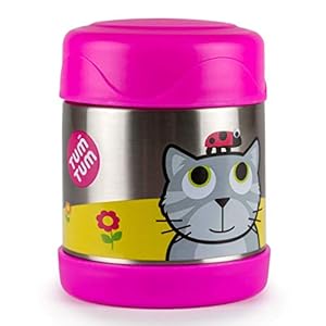 TUM TUM Hot Food Flask Kids, Soepfles Kinderen, Voedsel Thermos Kinderen, Geïsoleerde Voedsel Jar, 300ml (Bluebell the…