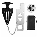 Portable Door Lock for Travel Lockdown Home Security Hotel Door Locks Additional Safety and Privacy in Hotel Apartment College 1 Pcs
