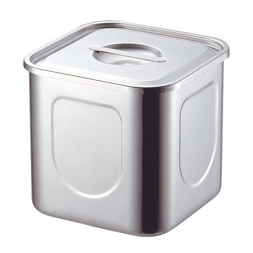 Amazon | KO 18-8角キッチンポット 16cm(3.7L) [ 160 x 160 x深さ 