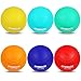 SYNGUCK 6 Pack Weighted Plyo Balls Set (3.5-16 oz) for Baseball & Softball Training - Improve Power, Pitching, Hitting - Perfect for Yoga, Fitness, Plyometrics - All Skill Levels