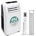 SereneLife Small Air Conditioner Portable 10,000 BTU with Built-in Dehumidifier - Portable AC unit for rooms up to 450 sq ft - Remote Control, Window Mount Exhaust Kit