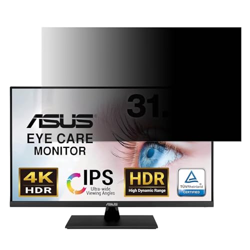 ASUS VP32UQ 31.5�C���` 16:9 �Ή� �`�����h�~�t�B���^�[ �v���C�o�V�[�t�B���^�[ �u���[���C�g�J�b�g ���˖h�~ PC �p�\�R�� ���j�^�[ �̂������h�~ ��ʕی�t�B���� �ی�V�[�g ���E�ȒP ���ʎg�p