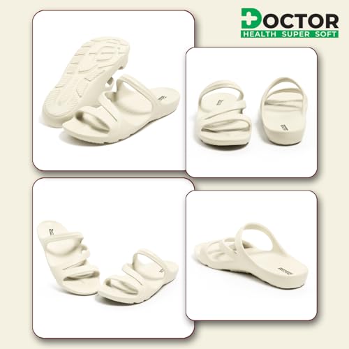 Image of DOCTOR HEALTH SUPER SOFT Women's Orthopedic Sandals And Slippers | Lightweight Anti-Skid Comfort Slides for Heel Pain Relief | Soft Cushion Sole Footwear for Everyday Use