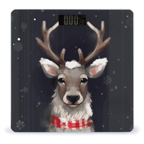 Báscula Digital Inteligente Reindeer para Baño con Display Grande