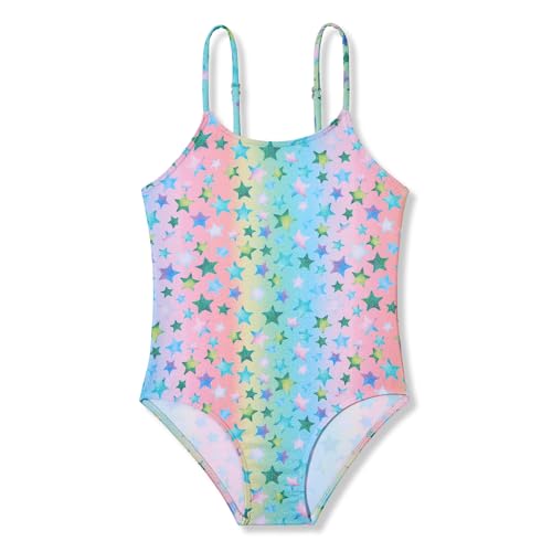 Image of Zando Girls Bathing Suit Size 2-10 Years - Cute Toddler Swimsuit Girl Adjustable One Piece Swimwear for Summer Beach Wear