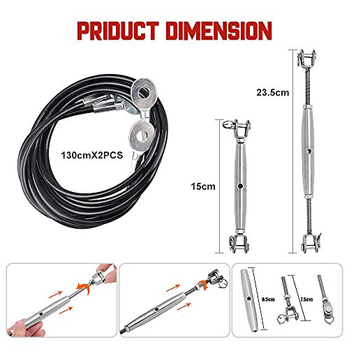 Jk Limb Riser Adjustable Limb Risers Kit Through The Jungle Protector Obstacle Eliminate Rope, Engine Hood Protective Sub-Line Branches Bracket Compatible With Jk Jku Sport Sahara Rubicon X 07-18 #TOP4