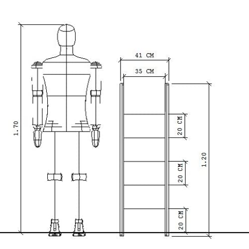 Estante Caixotes Organizadores Teramo 100% MDF - Móveis LeBlanc