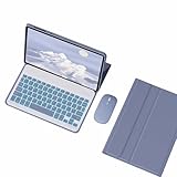 Angles de vision multiples : avec ce design élégant et stylé, couverture avant à trois volets avec fonction rabattable, conçue avec deux positions debout pour que les utilisateurs puissent ajuster la tablette dans différents angles de vision.