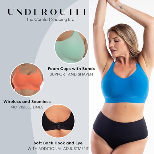 Underoutfit Wireless Compression Everyday Bras for Women - Small to Plus Sizes3