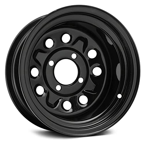 QuadBoss RT-FC0173127110BLD Steely Wheel - 12x7-2+5-4/110 - Black
