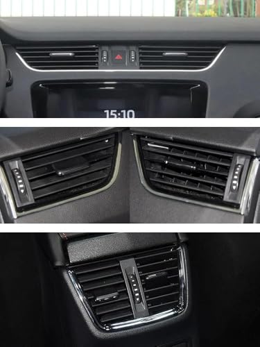 Aérateurs de climatisation central pour Skoda Octavia 3 A7 5E MK3 2015-2021 - 3