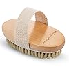 Dry-Skin-Body-Brush-Improves-Skins-Health-and-Beauty-Natural-Bristle-Remove-Dead-Skin-and-Toxins-Cellulite-Treatment-Improves-Lymphatic-Functions-Exfoliates-Stimulates-Blood-Circulation Dry Skin Body Brush - Improves Skin's Health and Beauty - Natural Bristle - Remove Dead Skin and Toxins, Cellulite Treatment, Improves Lymphatic Functions, Exfoliates, Stimulates Blood Circulation