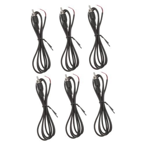 Adaptadores macho cable pelado audio vídeo altavoces domésticos sistemas sonido casa 12 piezas