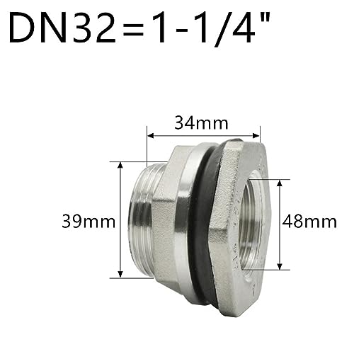 BSP Female 304 Stainless Steel Hose Fitting Coupler DN32