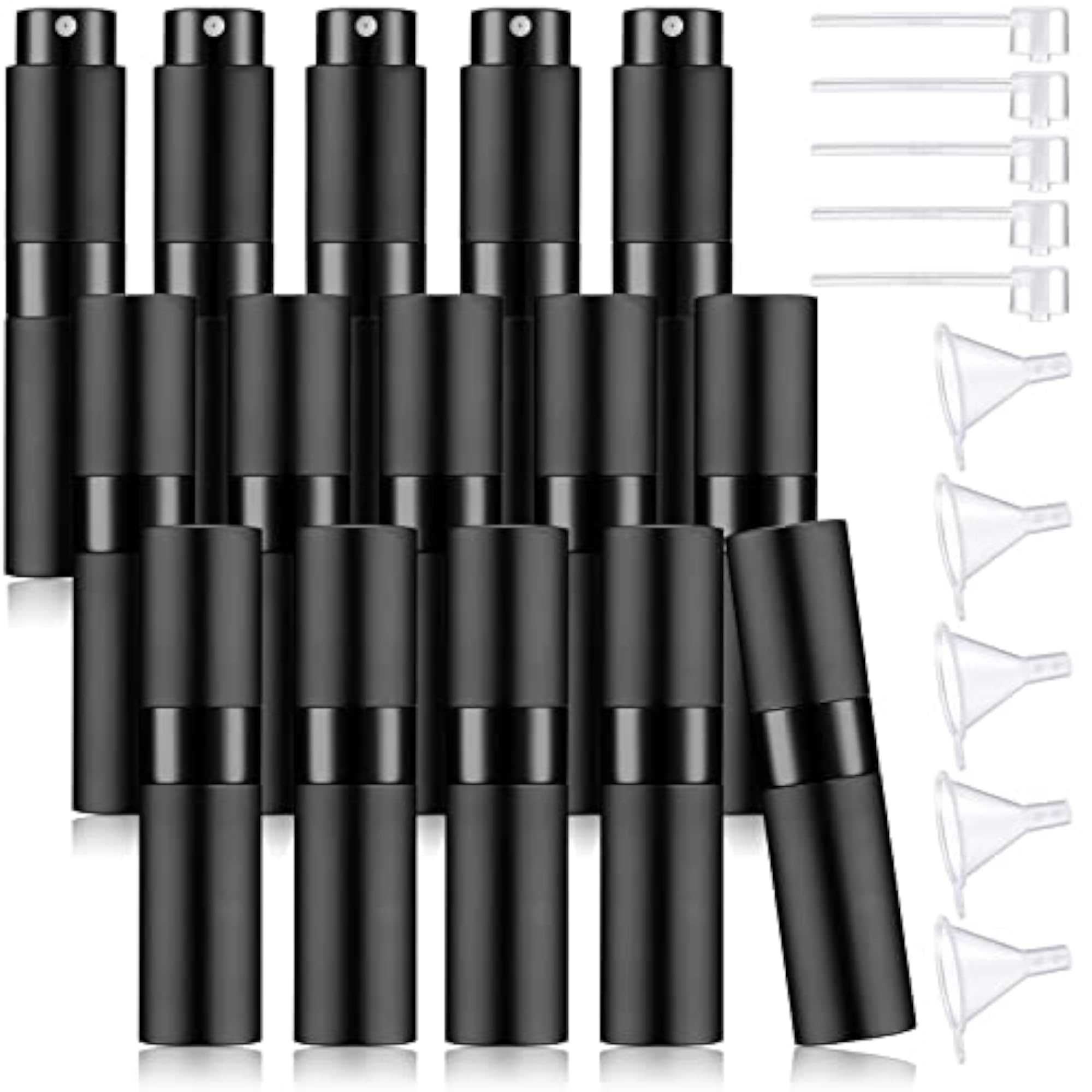 15 Pcs Refillable Small Perfume Atomizer Spray Bottles, Travel Set