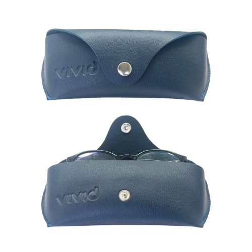 Image of VIVID Unisex Specs Snap Button Eyewear Dabbi Faux Leather Soft Case Cover