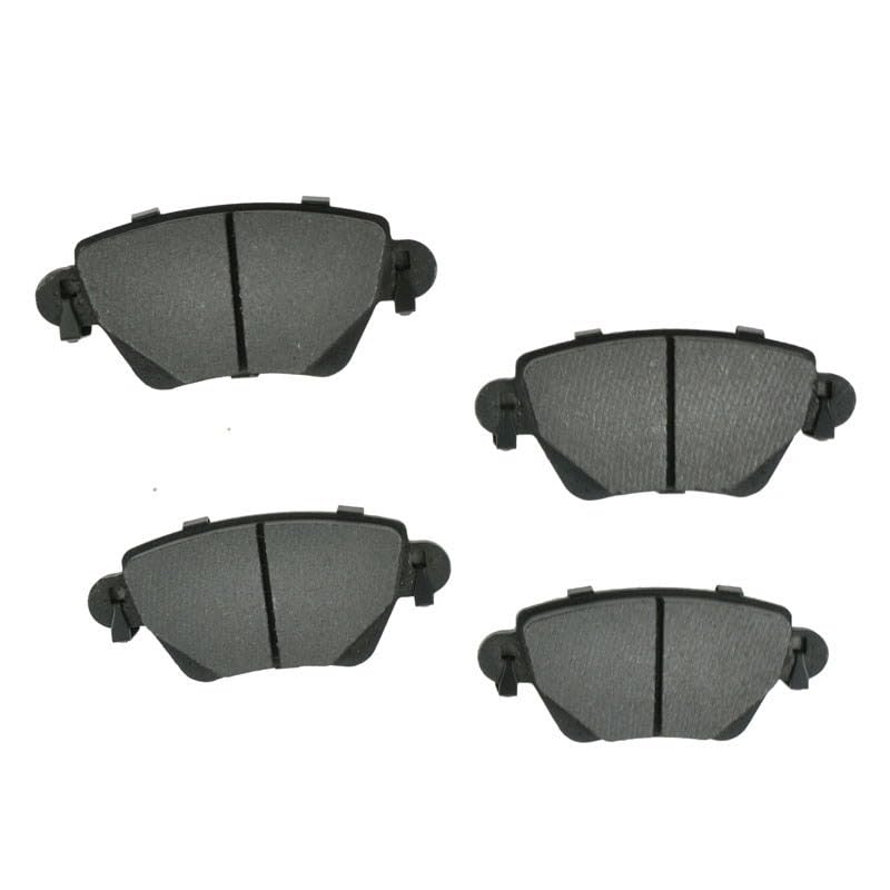 Image of TRQ Rear Brake Pad & Rotor Kit, with Chemical Kit Semi-Metallic Compatible with 2002-2004 Jaguar X-Type