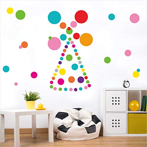 Parlaim Wall Stickers For Bedroom Living Room, Polka Dot Wall Decals For Kids Boys And Girls (130 Circles) #TOP6