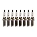 TRQ Spark Plug Set 8 Piece Iridium Compatible with Audi Buick Cadillac Chevrolet Ford GMC Lincoln Mazda Mercury Oldsmobile Panoz Pontiac VPG
