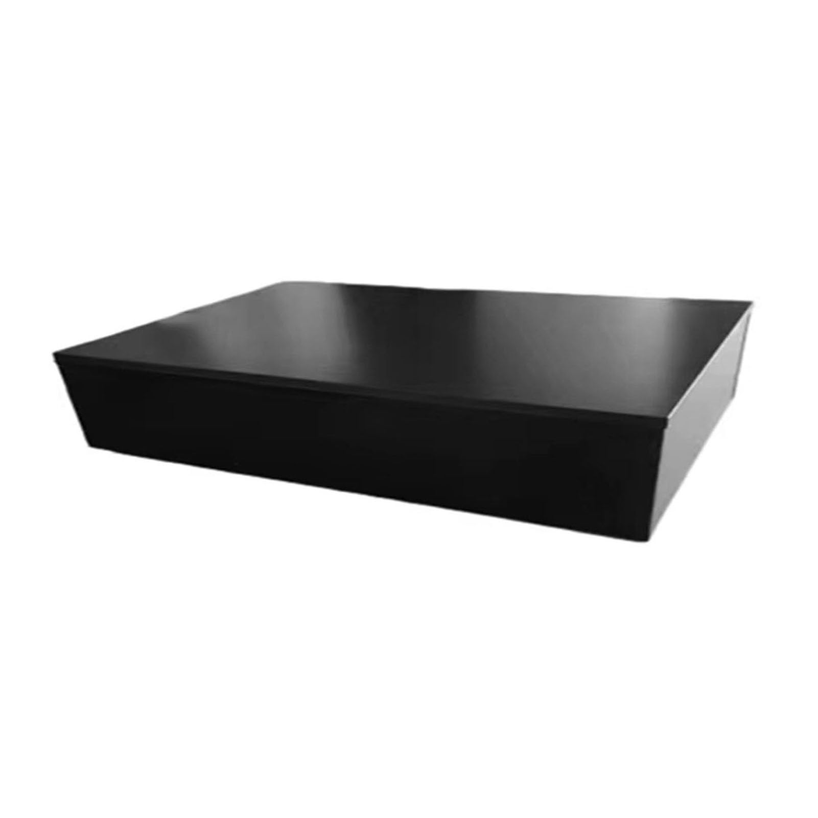 Sztaluga ekspozycyjna. Stojak ekspozycyjny na manekiny premium – kwadratowa podstawa do salonów ślubnych, cateringu, biżuterii, deserów kolekcjonerskich(Black,150x60x10cm)