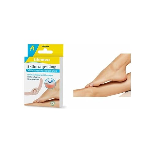 Lifemed Anelli anti-calli, trasparenti, confezione da 5