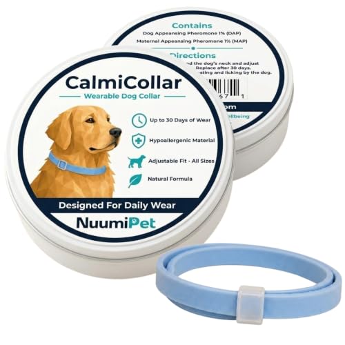 CalmiCollar Dual-Pheromone Dog Calming Collar, 30 Days
