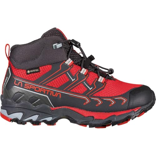 LA SPORTIVA Bambini Ultra Raptor II Mid GTX Scarpe, Velvet-Flamingo, 33