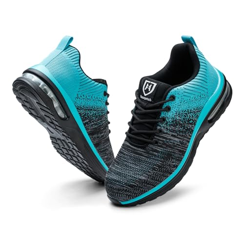 Image of Steel Toe Shoes for Men Women Lightweight Comfortable Work Shoes Indestructible Slip Resistant Safety Shoes for Construction