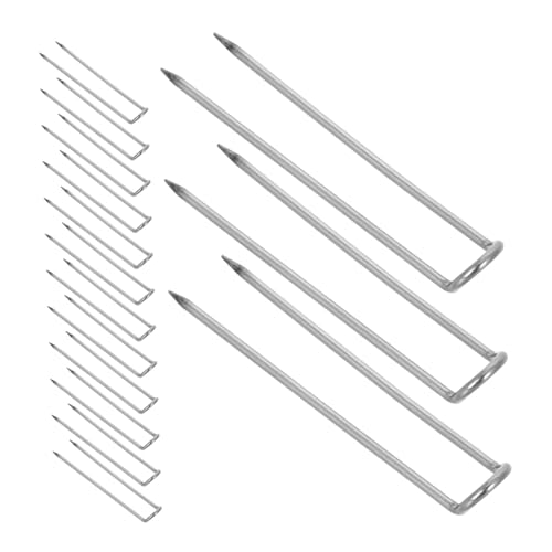 VILLCASE High Temperature Wire Jump Rings 100 Pcs u Shaped Pins Ceramic Jewelry Hanging Burning Bracket Large Paper Clip Jumbo