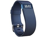 Compatible con Android, iOS Fitbit Charge HR - Pulsera de actividad y ritmo cardíaco, color azul, talla S