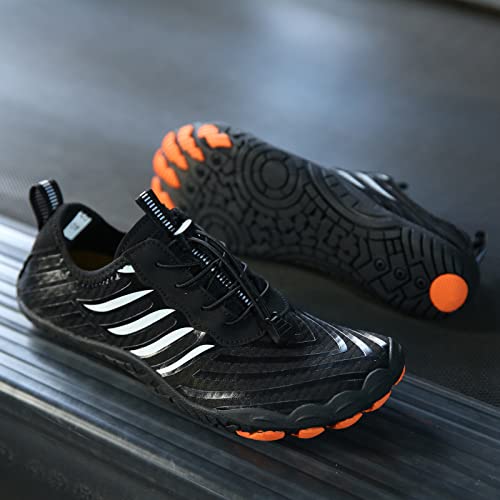 Image of Hike Barefoot Shoes Womens Men,Unisex Barefoot Water Shoes Breathable, Anti-Slip Hiking Footwear for Athletic Wide Toe Shoe Footwear for Hiking, Walking, Running, Yoga, and Water Sports