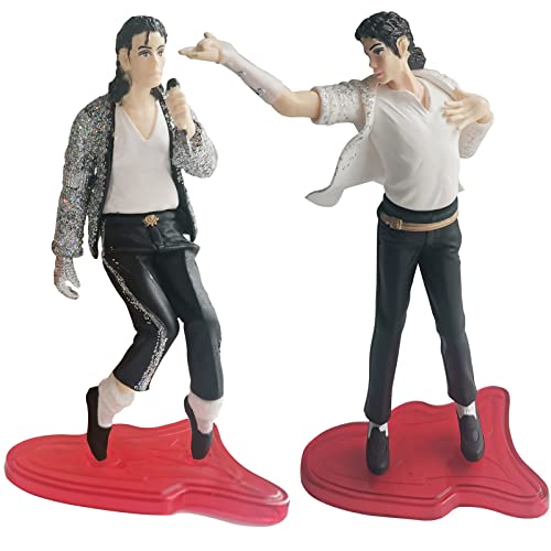 Zoychars Michael Jacksn Action Figures Set Of 5 Pcs Action Dolls Set Valentine's Day Gift (Colorful) #TOP4