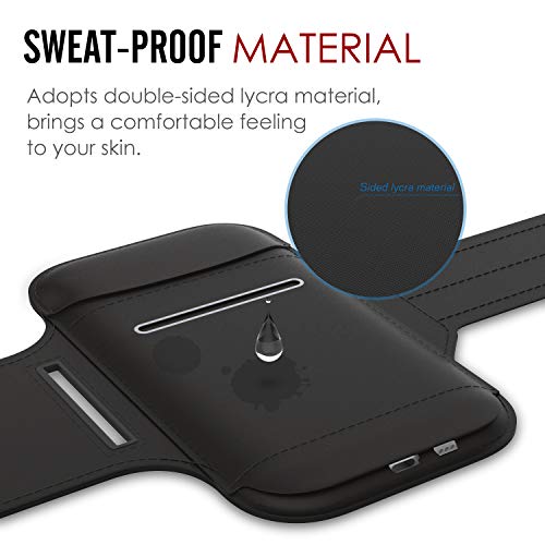 Moko Phone Armband, Water Resistant Running Cell Phone Armband With Key Holder Adjustable Band Compitable With Iphone 11 Pro thumb #1