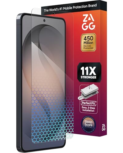 Image of ZAGG Glass XTR5 Samsung Galaxy S26 Ultra Screen Protector - 11x Stronger Graphene-Infused Tempered Glass, Blue Light Filter for Better Sleep, Anti-Reflective, InvisibleShield, Easy Installation